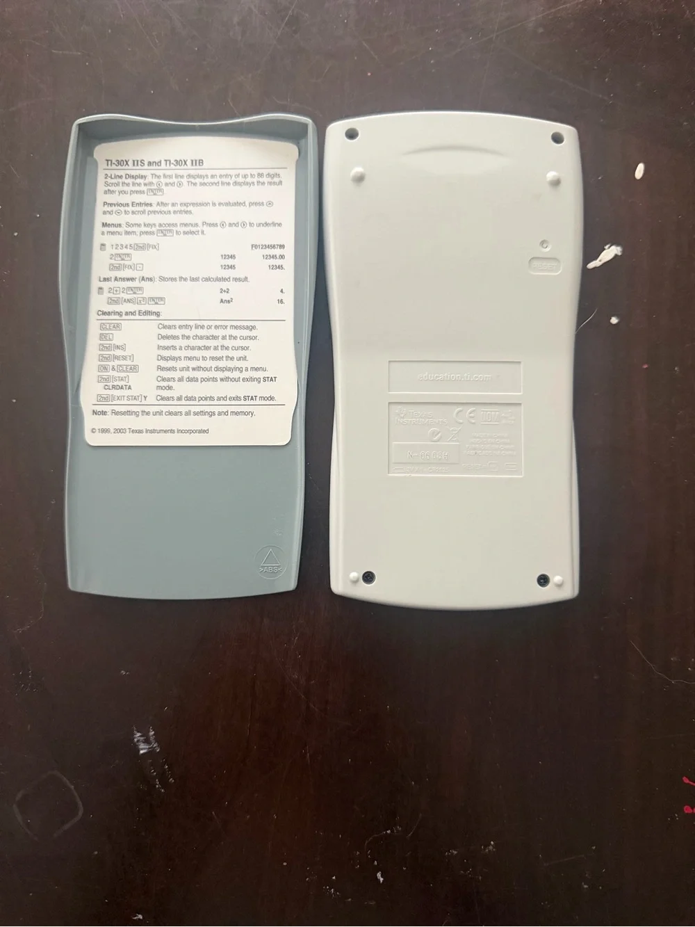 Texas Instruments Matte Gray Calculator Cover - Picture 3 of 3